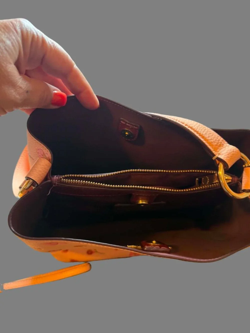 Pink Coach Purse and Coin Purs